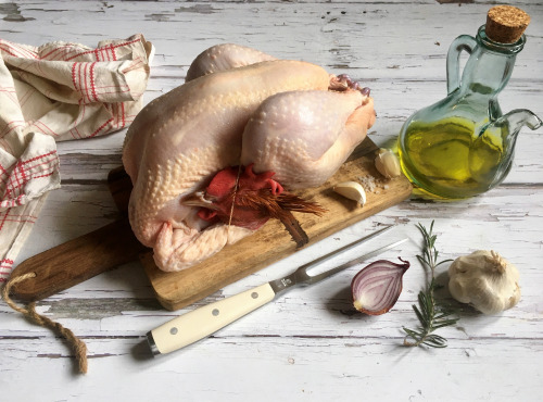 Les poulets de la Marquise - Colis de 5 Petit poulet fermier BIO - 1,5 kg à 1,8 kg - 8kg