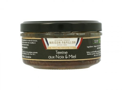 Maison PAPILLON - Artisan depuis 1955 - Terrine aux Noix et Miel 130g