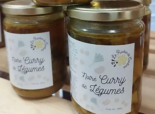 Le Rucher de Cantiers - Curry de légumes 480g