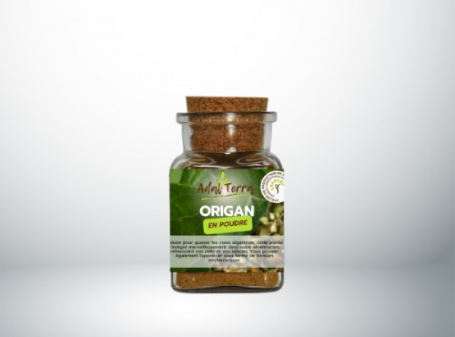 Adal Terra - Epices - Origan Bio (en poudre) 60G
