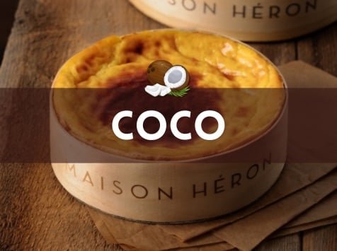 Maison Héron père et filles - Lot de 5 FLAN PARFUMÉ COCO 8 PERS