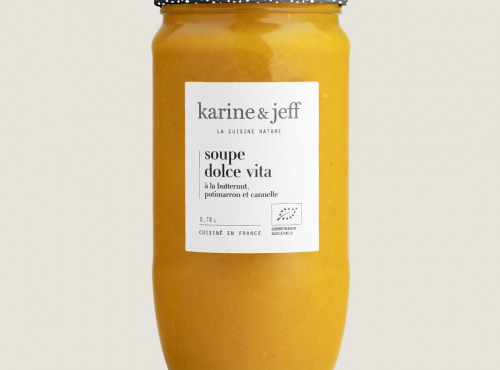 Karine & Jeff - Soupe Dolce Vita - à la butternut, potimarron et cannelle