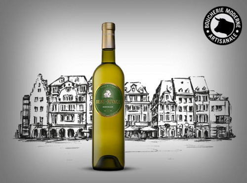 Boucherie Moderne - Vin blanc Beau-rivage (Bordeaux) 75cl
