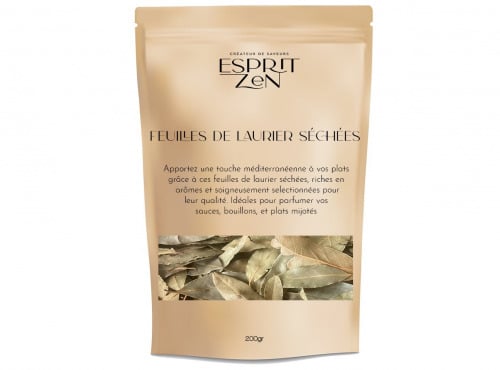 Esprit Zen - Laurier - Feuilles séchées - Sachet Zip 200g