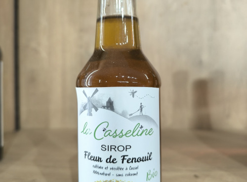 Ferme Joos - Fleur de fenouil: sirop bio la Casseline