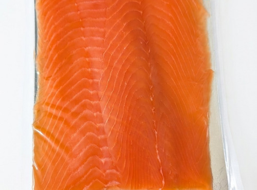 Opale Vivier - Saumon fumé tranché, sans peau - 1kg