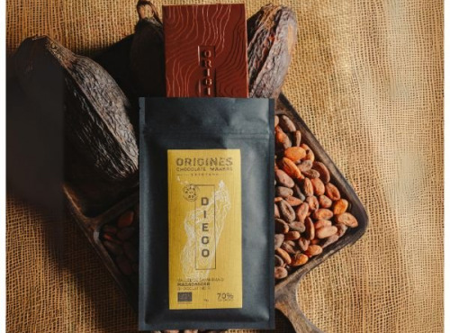 Chocolaterie Origines - Tablette BIO chocolat Noir 70% - Madagascar