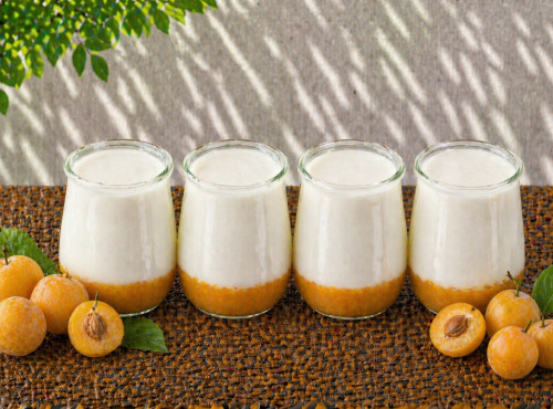Gaec de l'Elanion - Yaourt Confiture Mirabelle x4