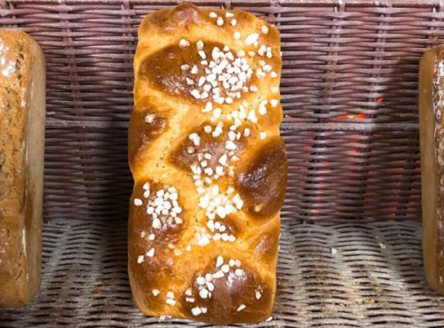 La Ferme des Collines - Lot De 2 Brioches: Nature Et Pépites De Chocolat (100% Blés Anciens)