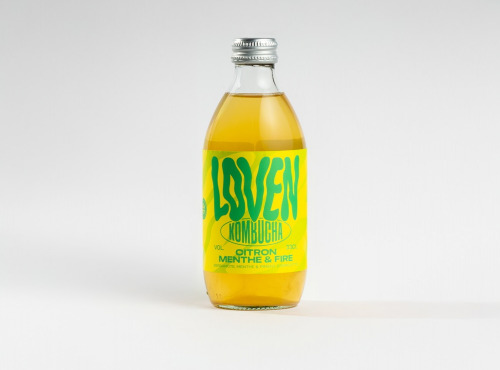 LOVEN Crew - Brasserie L'Indispensable - Kombucha Citron Menthe & Fire - 6x33cl