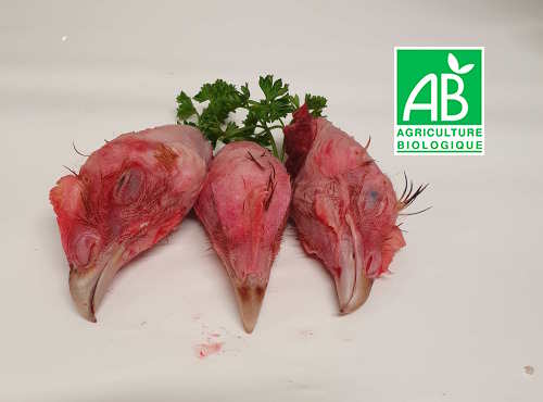 Ferme de la Paumerais - TETE DE POULET BIO - 1 Kg
