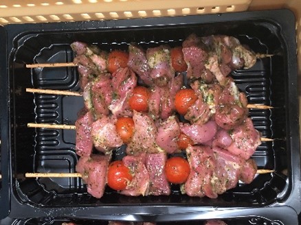 Terre de Gallie - Brochettes de dinde marinées ail des ours X 4