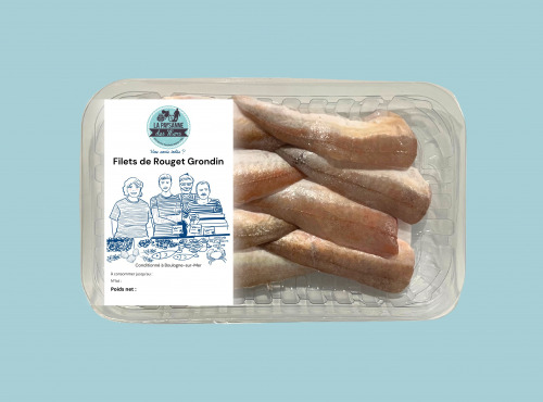 La Paysanne des Mers - Filets de grondin - 220g - lot de 6