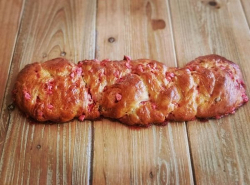 Les Gourmandises de Luline - Brioche tressée aux pralines sans lactose