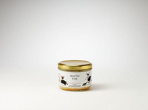 Les foies gras du Ried - Rillettes d'Oie origine France 90G