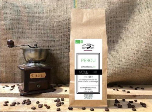 Cafés Factorerie - Café Pérou Bio MOULU - 250g