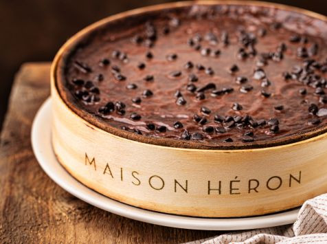 Maison Héron père et filles - Lot de 5 FLAN PARFUMÉ CHOCOLAT 10/12 PERS