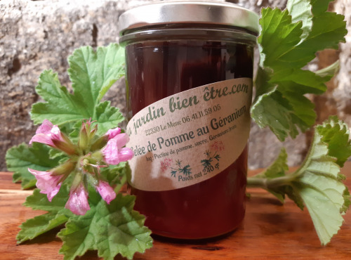 Gourmandises Créoles - Gelée de Pomme au Géranium - Gelée finement parfumée