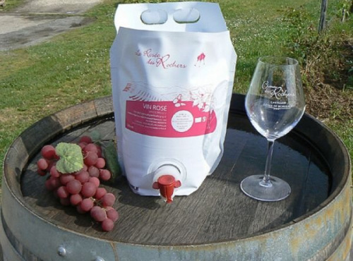 Château des Rochers - Bib fontaine de vin rosé AOC - 3L