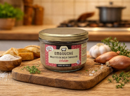 La Maison du Charolais - Rillettes de Bœuf Charolais à l'échalote 180g