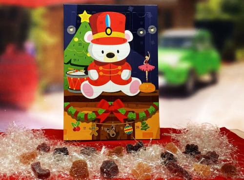 Les Perles Rouges - [Précommande] Calendrier de l’avent TEDDY Chicatines (pâtes de fruits) Les perles rouges