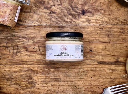 Ferme de Vertessec - Rillettes de Volaille au Foie Gras - 225g