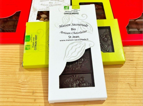 Ferme des Fabres, Vos Manges Gardiens - Chocolat BIO Noir Gingembre 80g