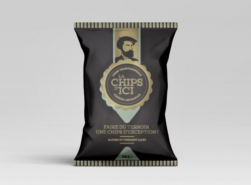 Les Tchanqués - Chips Artisanales Sel de Salies de Béarn 125gr x 20