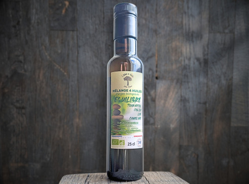 Elevage de Cochons en Forêt et Produits du Terroir Jurassien - Mélange 4 huiles Vierge - Bio