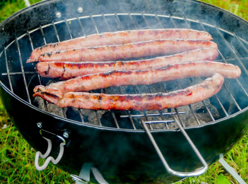 Atelier Pierre Sajous - Saucisses de Porc Noir de Bigorre AOP - 5 pièces - 410g minimum