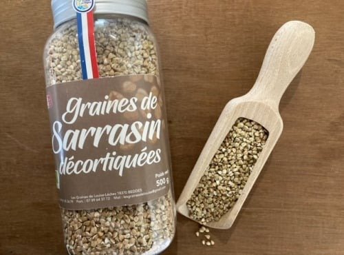 Les Graines de Louise - Sarrasin décortiqué pot 500gr (lot de 12)