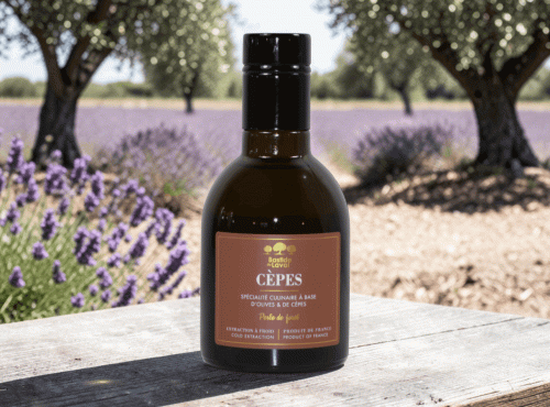 Moulin à huile Bastide du Laval - Huile D'olive Cèpes 25cl Bouteille