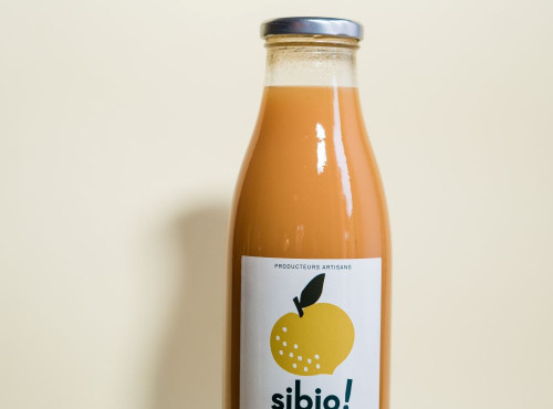 Sibio - Pur jus de peche jaune  bio 75cl