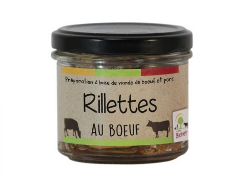 Ferme Bichet - Rillettes de bœuf 90g