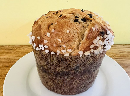 Ferme Sereine en Périgord - Panettone Gourmand Chocolat - recette au beurre - 500g