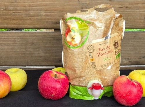 Le verger bio de Quinsac - BIB Jus de pomme 3L BIO et DEMETER