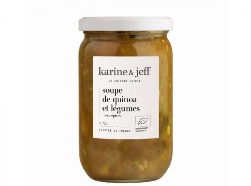 Karine & Jeff - Soupe de quinoa et légumes - aux épices 72cl