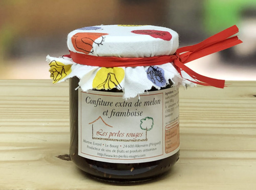 Les Perles Rouges - Confiture Extra De Melon Et Framboise