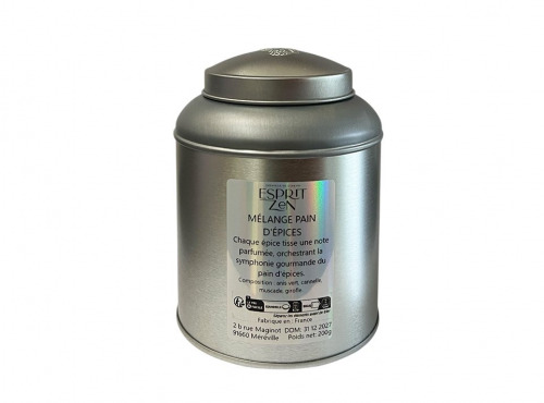 Esprit Zen - Mélange Pain d'Épices - Boite Métal double couvercle
