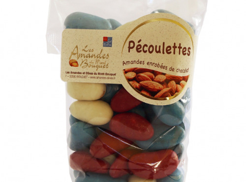 Les amandes et olives du Mont Bouquet - Pécoulette - Amandes Enrobées De Chocolat