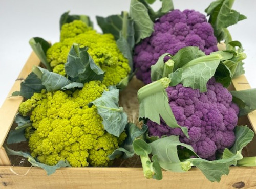 Le Panier du Producteur - Chou fleur de couleur - 1kg