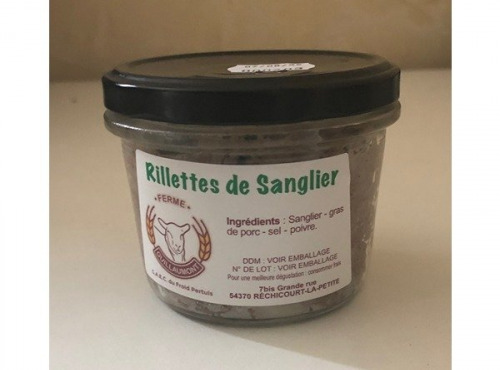 Ferme Guillaumont - Rillettes de sanglier