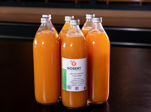 Gobert, l'abricot de 4 générations - Lot de 6 nectars d'abricot Cuvée Maëlle