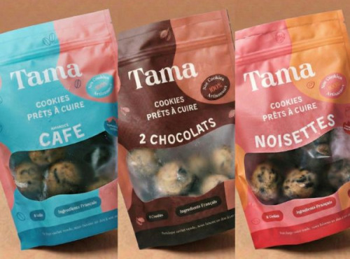 Tama - Pack Découverte des Cookies surgelés Prêts à cuire 16 pièces (2 sachets de 8)