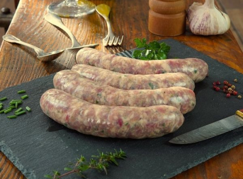 La Ferme du Chaudron - Saucisses Campagne Bio 500gr