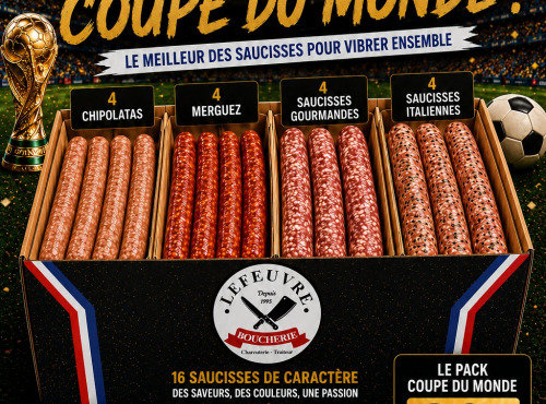 Boucherie Lefeuvre - Pack saucisses coupe de monde