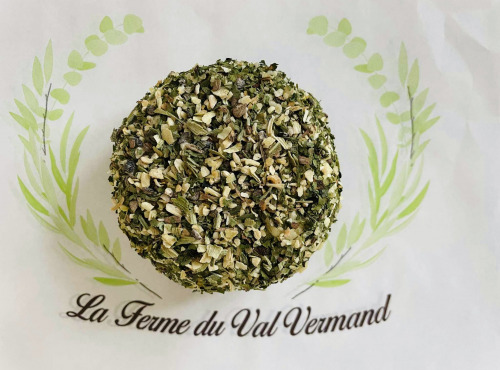 La Ferme du Val Vermand - Fromage de chèvre frais ail et fines herbes  x1