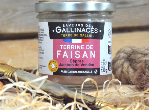 Terre de Gallie - Terrine de faisan câpres et jambon de Vendée x 20