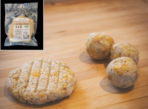 Les Saisissantes - Préparation pour boulettes et galettes végétales express - pois chiches & poivre noir - 220g