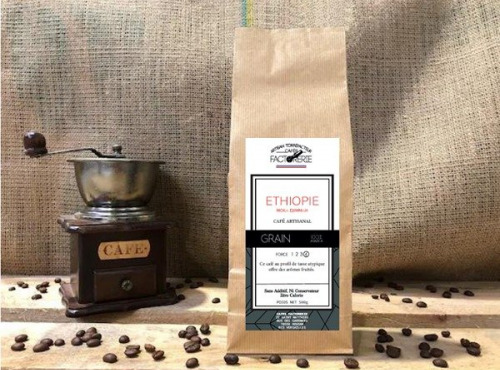 Cafés Factorerie - Café Ethiopie Moka Djimmah GRAIN - 500g